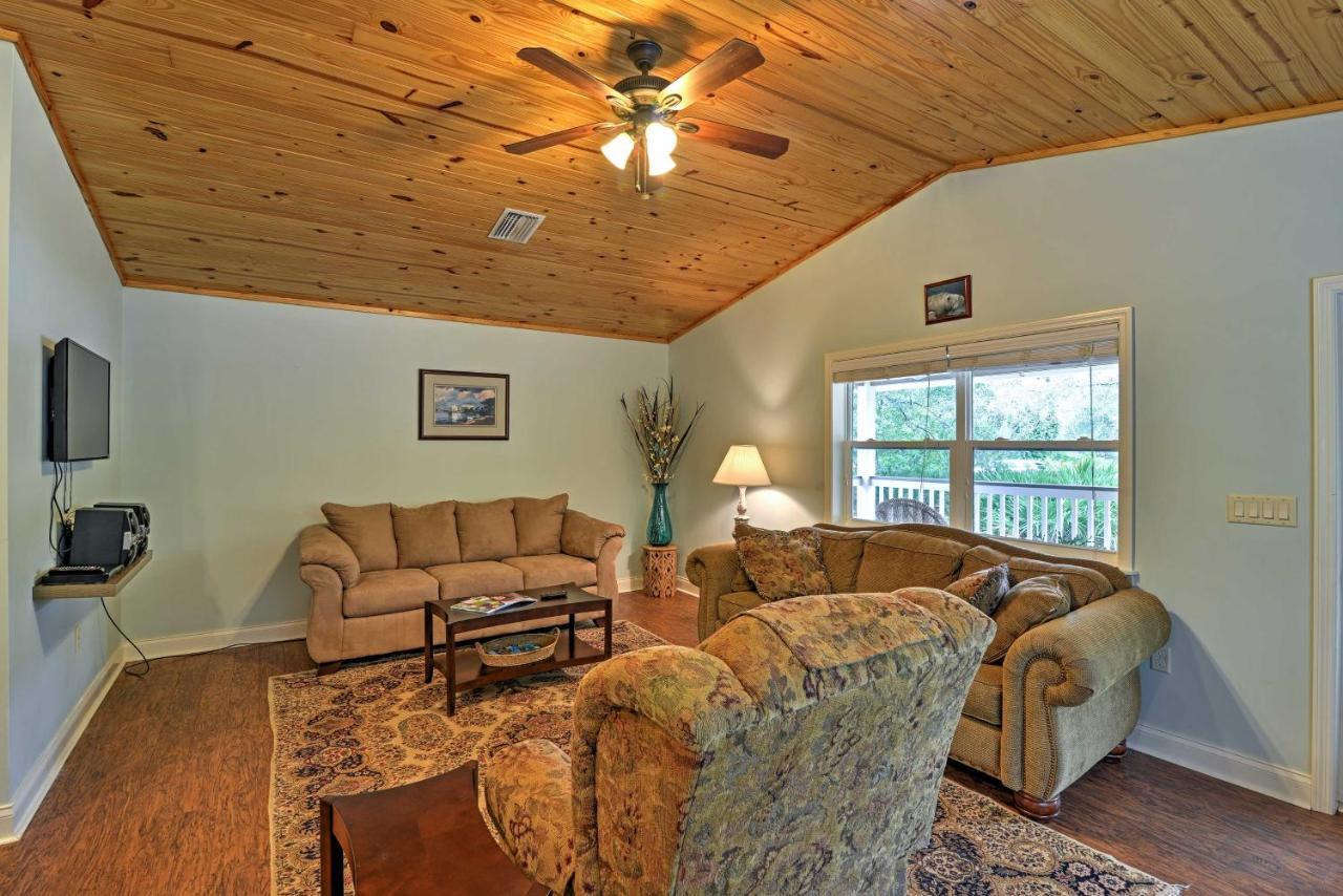 Crystal River Cottage On 1 Acre With Deck And Porch! Yankeetown Exteriér fotografie