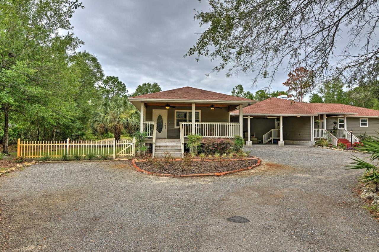 Crystal River Cottage On 1 Acre With Deck And Porch! Yankeetown Exteriér fotografie